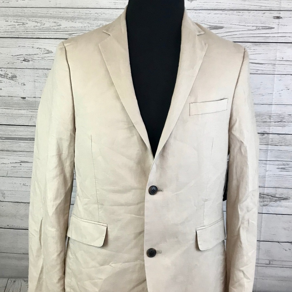NEW Claiborne Mens Linen Blend Blazer Size 40